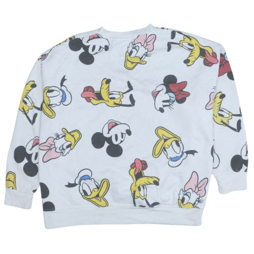 Womens UK Size 22/24 Disney White Pullover Sweatshirt