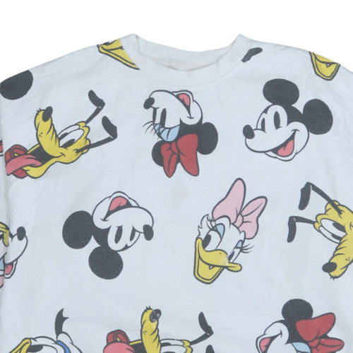 Womens UK Size 22/24 Disney White Pullover Sweatshirt