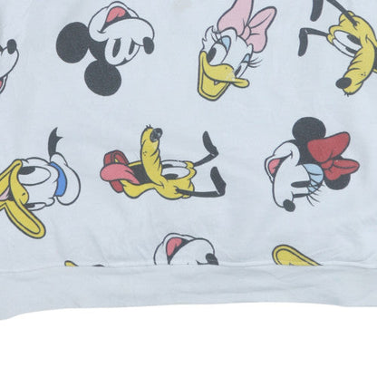 Womens UK Size 22/24 Disney White Pullover Sweatshirt
