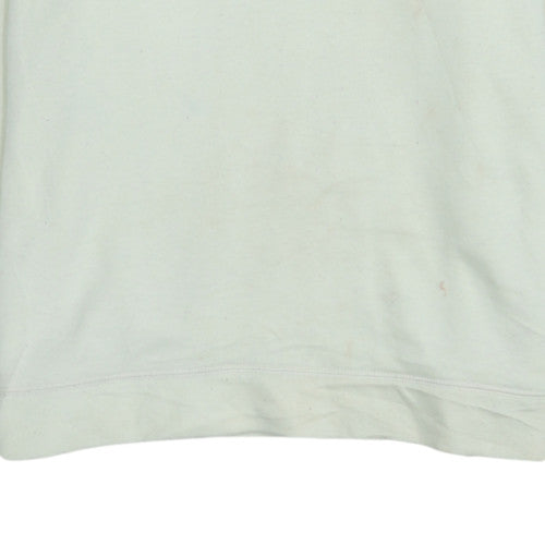 Mens UK Size L Tommy Hilfiger White Pullover Hoodie