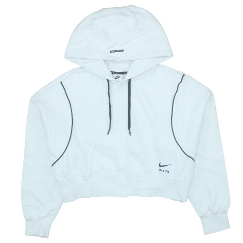 Womens UK Size XL Nike White Full Zip Hoodie