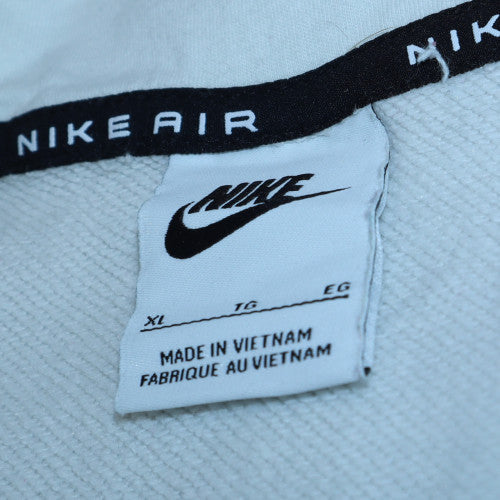 Womens UK Size XL Nike White Full Zip Hoodie
