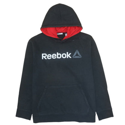Mens UK Size XL Reebok Black Pullover Hoodie