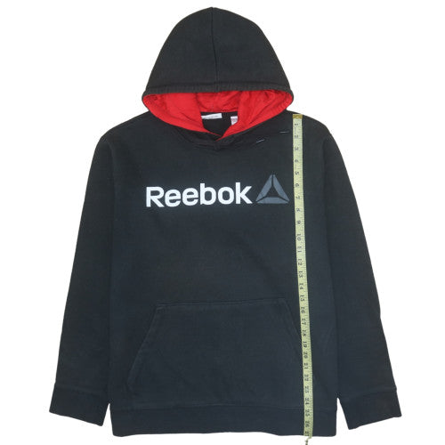 Mens UK Size XL Reebok Black Pullover Hoodie