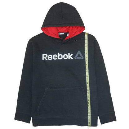 Mens UK Size XL Reebok Black Pullover Hoodie