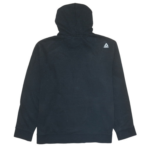 Mens UK Size XL Reebok Black Pullover Hoodie