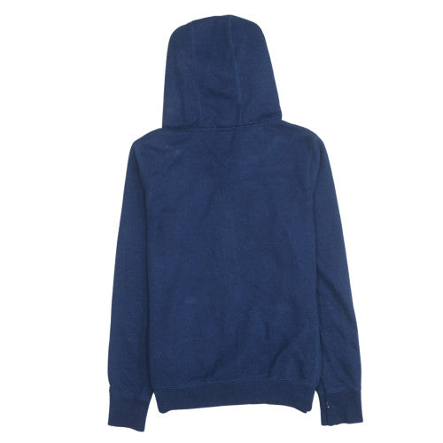 Womens UK Size M Hilfiger Denim Blue Full Zip Hoodie