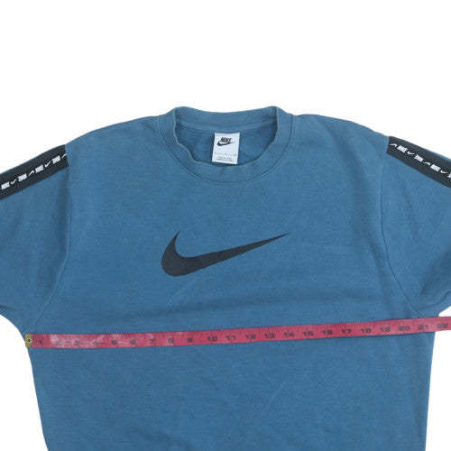 Mens UK Size S Nike Blue Pullover Sweatshirt