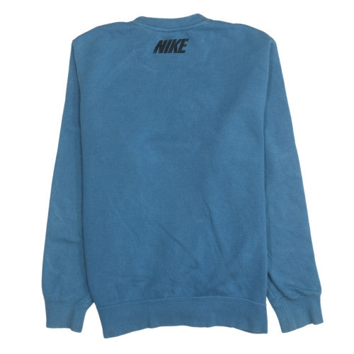 Mens UK Size S Nike Blue Pullover Sweatshirt