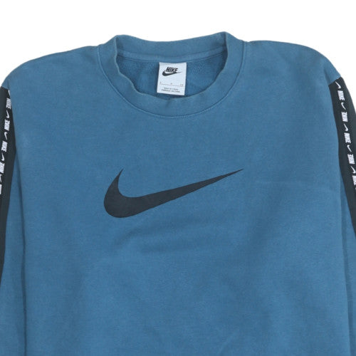 Mens UK Size S Nike Blue Pullover Sweatshirt