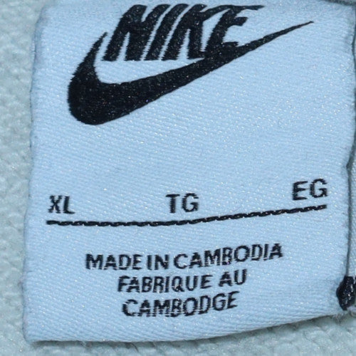 Womens UK Size XL Nike White Pullover Hoodie