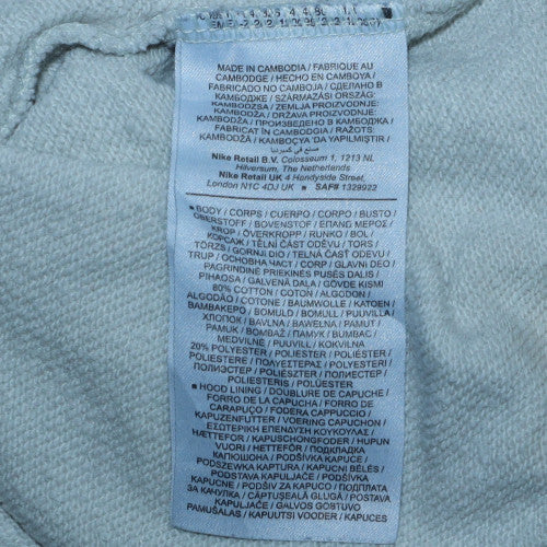 Womens UK Size XL Nike White Pullover Hoodie