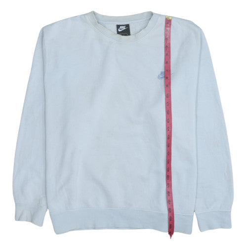 Mens UK Size XL Nike White Pullover Sweatshirt