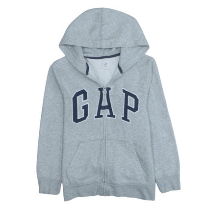 GAP Kids Boys Grey Full Zip Hoodie 12-13 Years, Hooded Sweatshirt