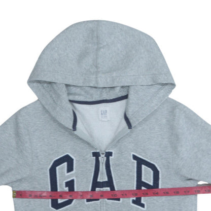 GAP Kids Boys Grey Full Zip Hoodie 12-13 Years, Hooded Sweatshirt