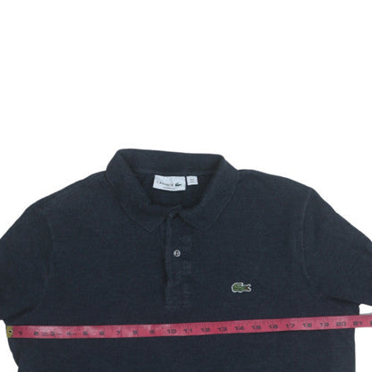 Lacoste Men's Black Long Sleeve Classic Fit Cotton Polo Shirt L