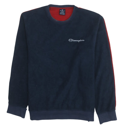 Mens UK Size L Champion Blue Pullover Sweatshirt
