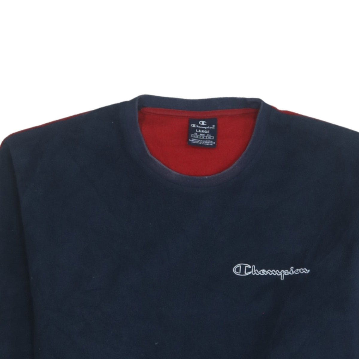 Mens UK Size L Champion Blue Pullover Sweatshirt