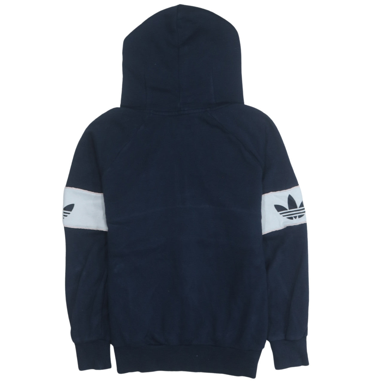 Womens UK Size 10 adidas Blue Pullover Hoodie