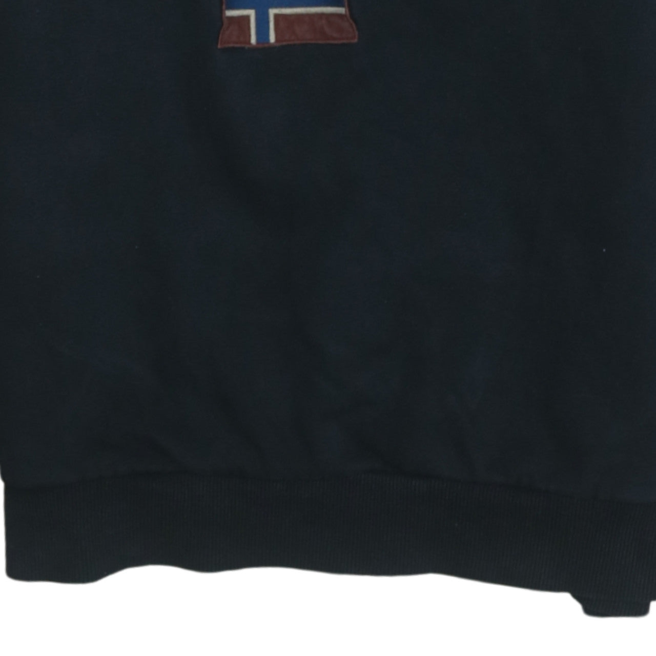 Mens UK Size M Napapijri Black Pullover Hoodie