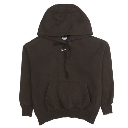 Womens UK Size XS Nike Brown Pullover Hoodie