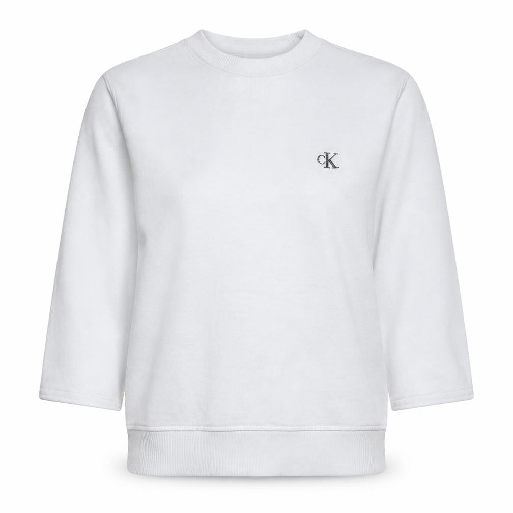 Womens UK Size S Calvin Klein Jeans White Pullover Sweatshirt
