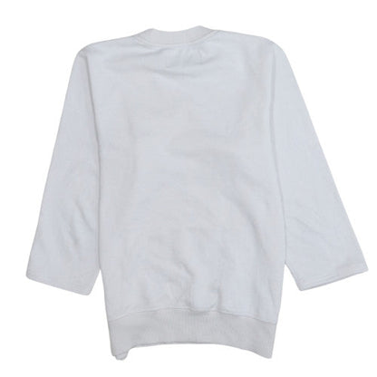 Womens UK Size S Calvin Klein Jeans White Pullover Sweatshirt