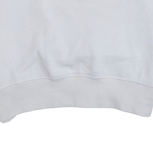Womens UK Size S Calvin Klein Jeans White Pullover Sweatshirt