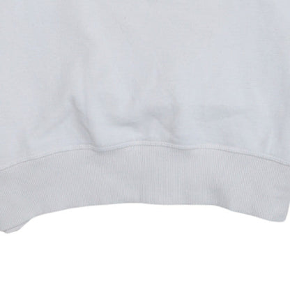 Womens UK Size S Calvin Klein Jeans White Pullover Sweatshirt