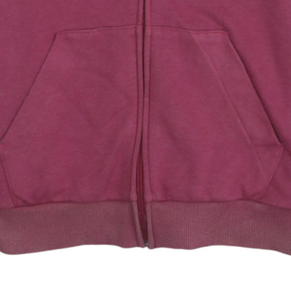 Womens UK Size M Adidas Purple Full Zip Hoodie