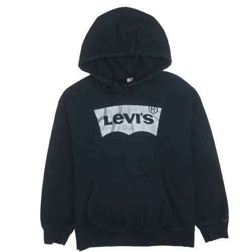 Womens UK Size L Levi's Black Pullover Hoodie