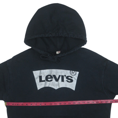 Womens UK Size L Levi's Black Pullover Hoodie