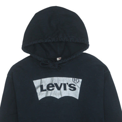 Womens UK Size L Levi's Black Pullover Hoodie