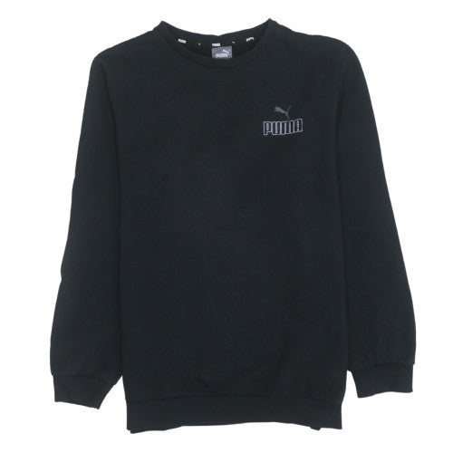 Mens UK Size M Puma Black Pullover Sweatshirt