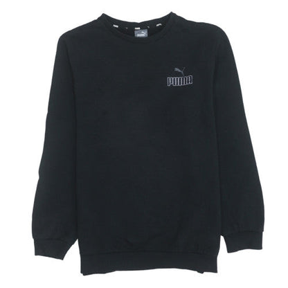 Mens UK Size M Puma Black Pullover Sweatshirt