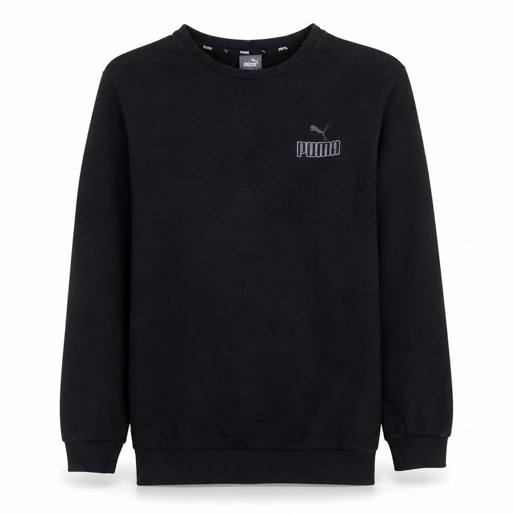 Mens UK Size M Puma Black Pullover Sweatshirt