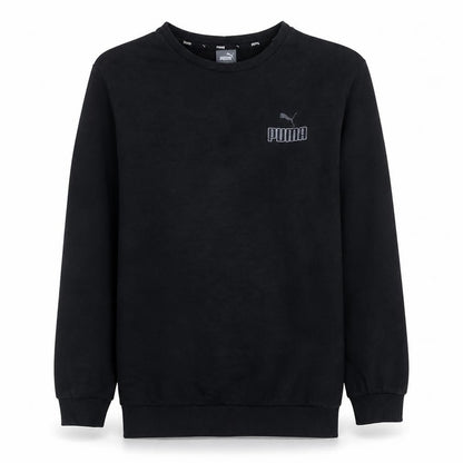 Mens UK Size M Puma Black Pullover Sweatshirt