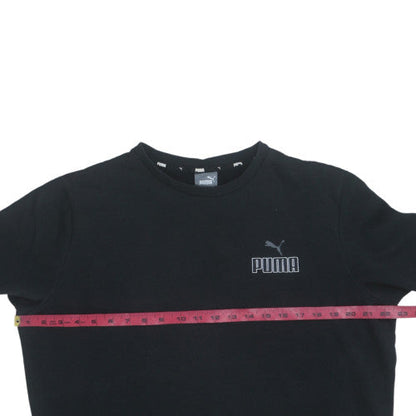 Mens UK Size M Puma Black Pullover Sweatshirt