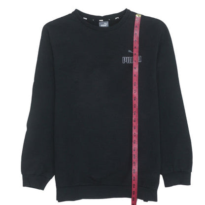 Mens UK Size M Puma Black Pullover Sweatshirt