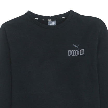 Mens UK Size M Puma Black Pullover Sweatshirt