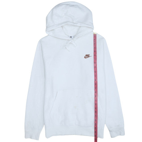 Mens UK Size S Nike White Pullover Hoodie