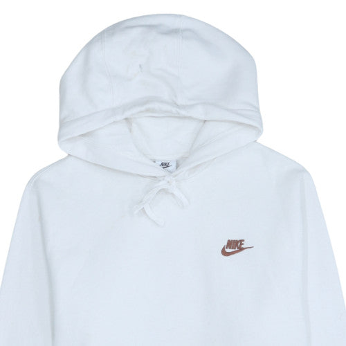 Mens UK Size S Nike White Pullover Hoodie