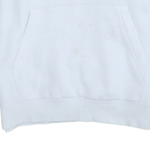 Mens UK Size S Nike White Pullover Hoodie