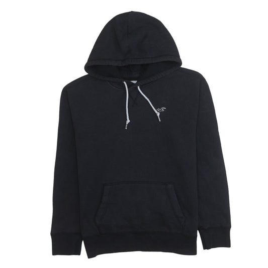 Mens UK Size S Hollister Black Pullover Hoodie