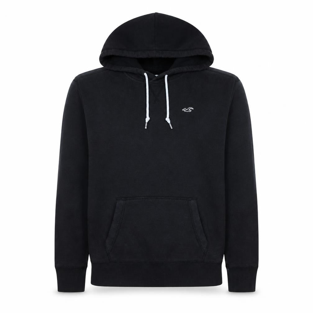 Mens UK Size S Hollister Black Pullover Hoodie