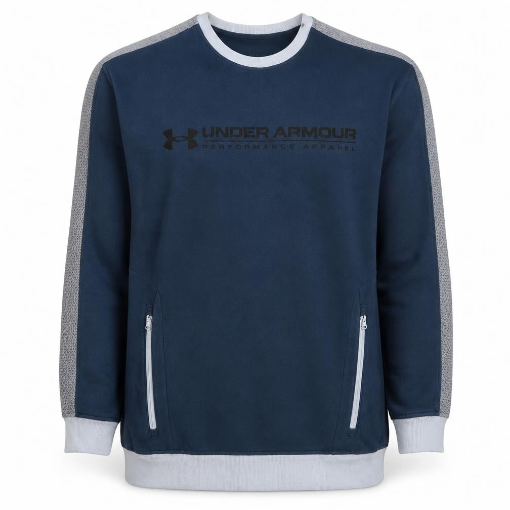 Mens UK Size S Under Armour Blue Pullover Sweatshirt