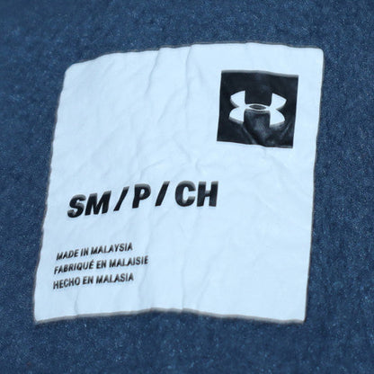 Mens UK Size S Under Armour Blue Pullover Sweatshirt