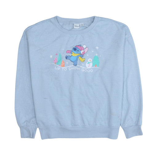 Womens UK Size L Primark Blue Pullover Sweatshirt