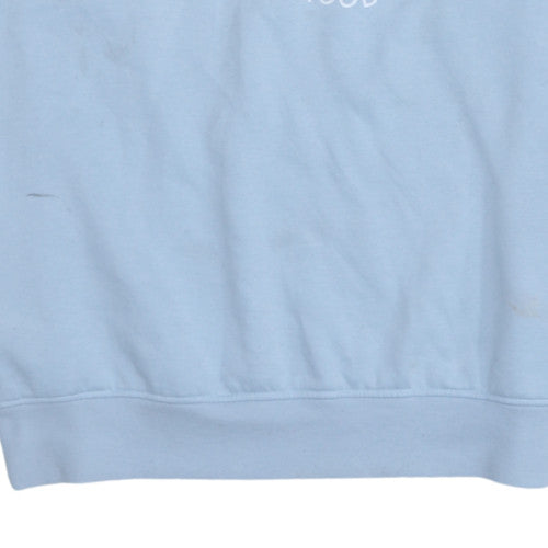 Womens UK Size L Primark Blue Pullover Sweatshirt