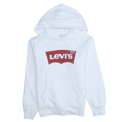 Mens UK Size XS Levi's White Pullover Hoodie